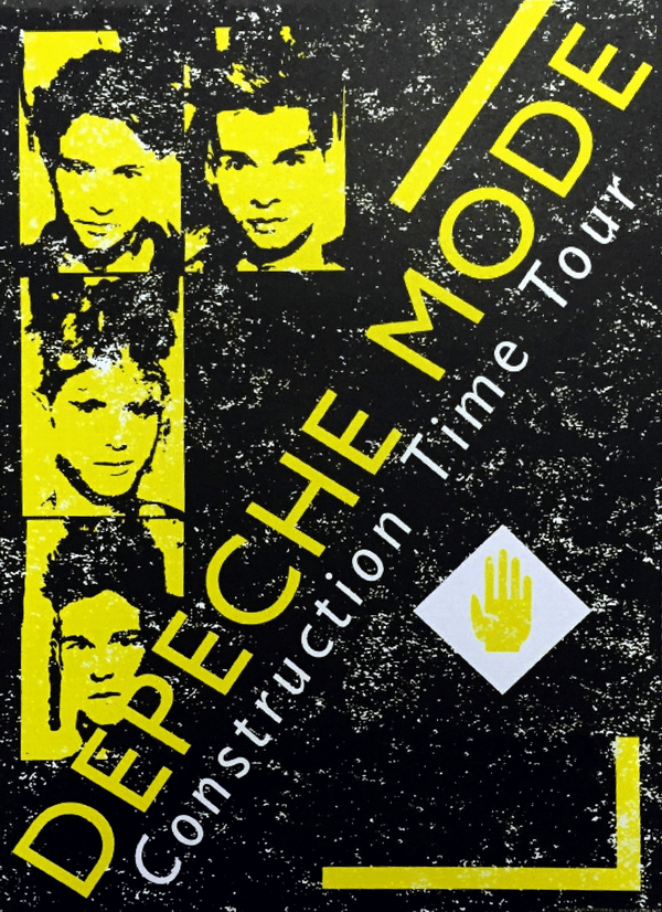 Depeche Mode Poster "Construction Tour" • 19831984 (With