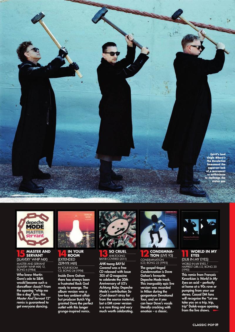 CLASSIC POP PRESENTS magazine May 2023 - DEPECHE MODE Vol 2 Cover #1 -  YourCelebrityMagazines