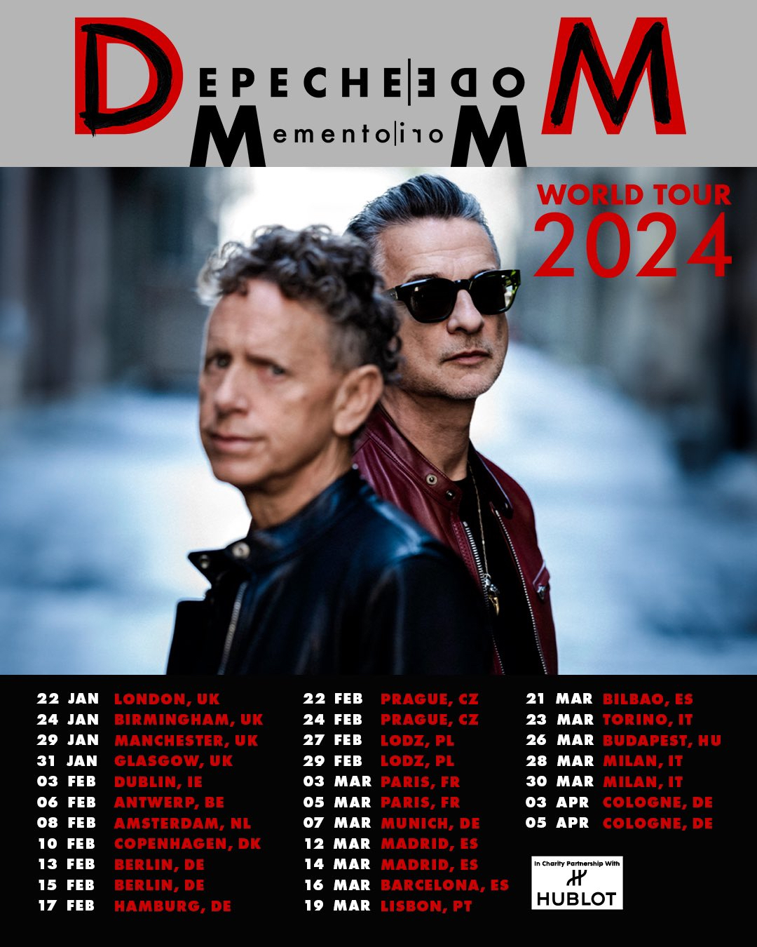 Depeche Mode - Memento Mori World Tour 2023 